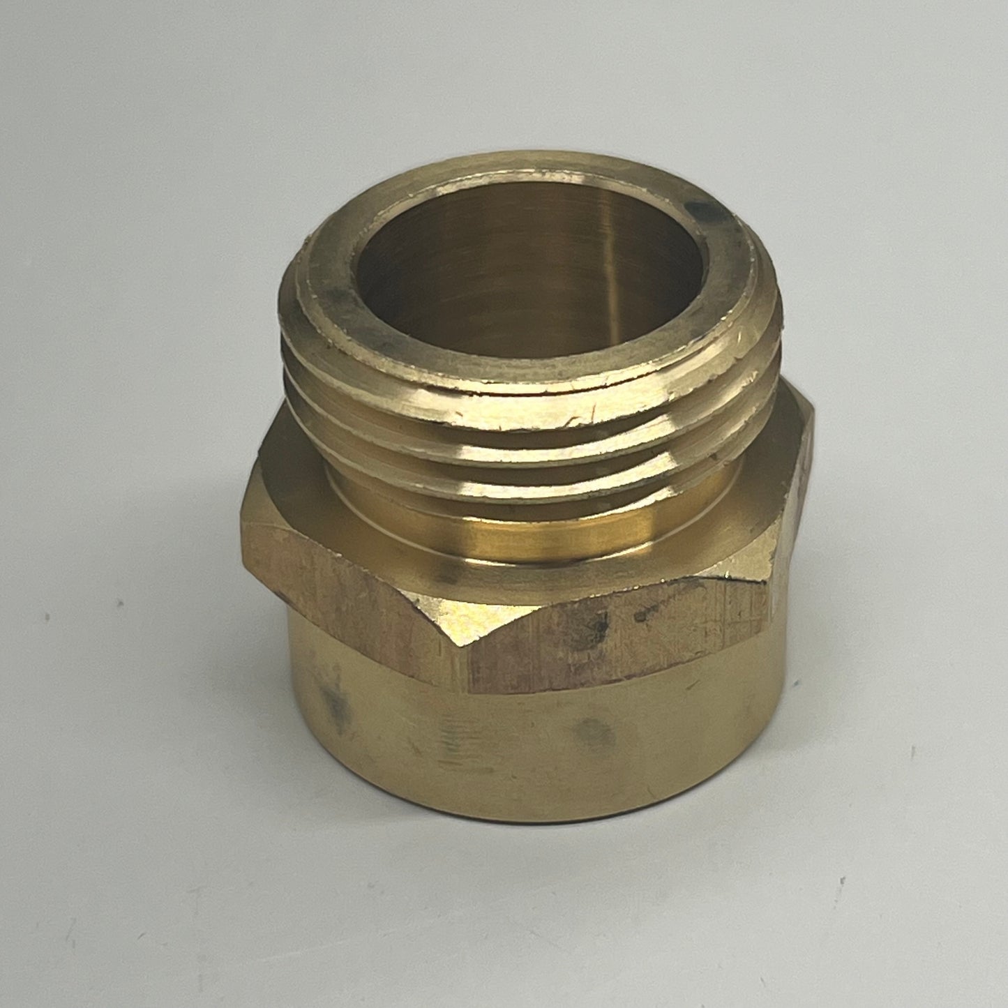 PASCO (5 PACK) Brass Adapter 3/4" MHT x 3/4" FPT Male Hose - Female Pipe 2146