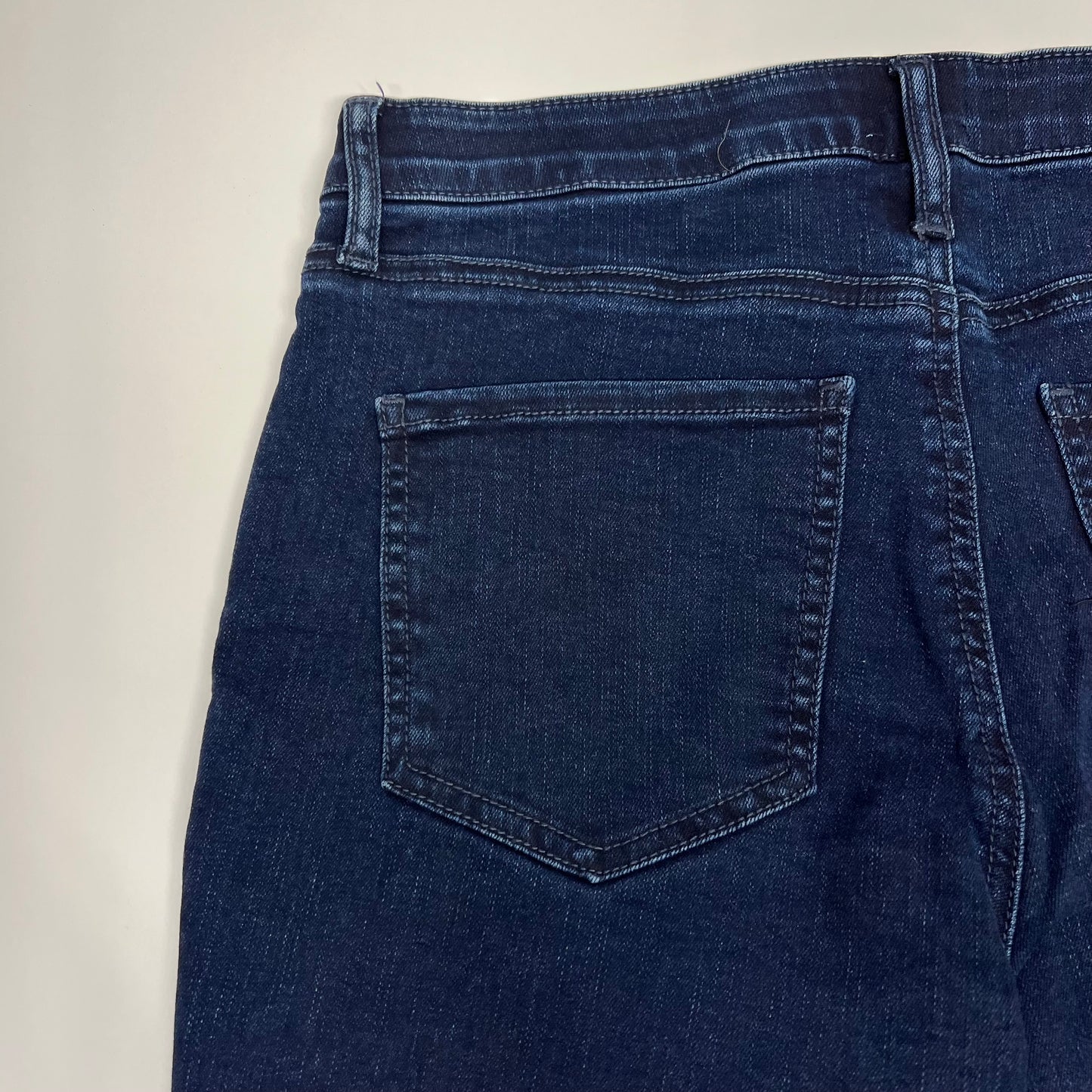 JAG Carter Girlfriend Jeans Elastic Waist Women's Sz 8/26 10" Mid-Rise Midnight