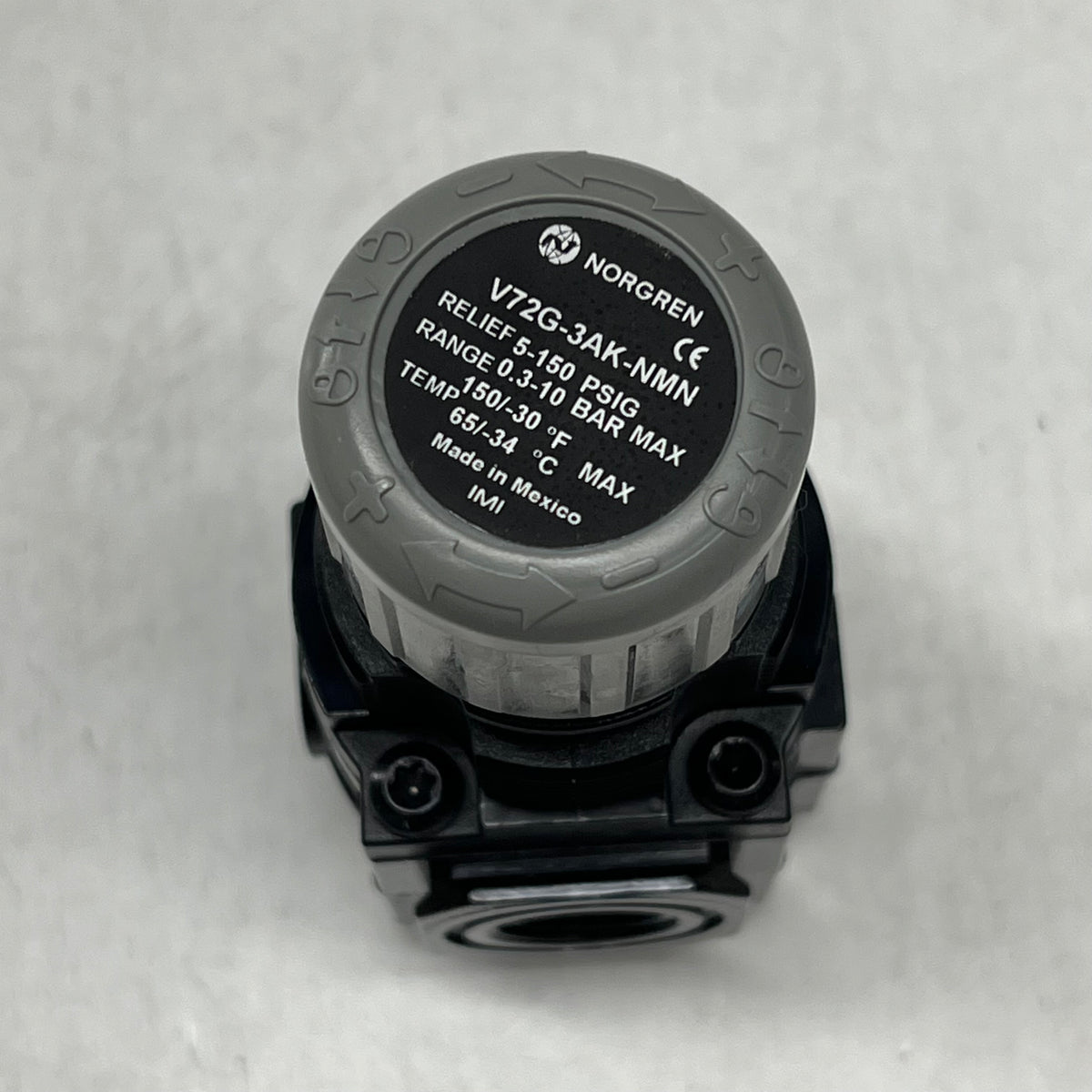 IMI NORGREN Excelon Pressure Relief Valve  3/8" PTF 4-145 Psi V72G-3AK-NMN
