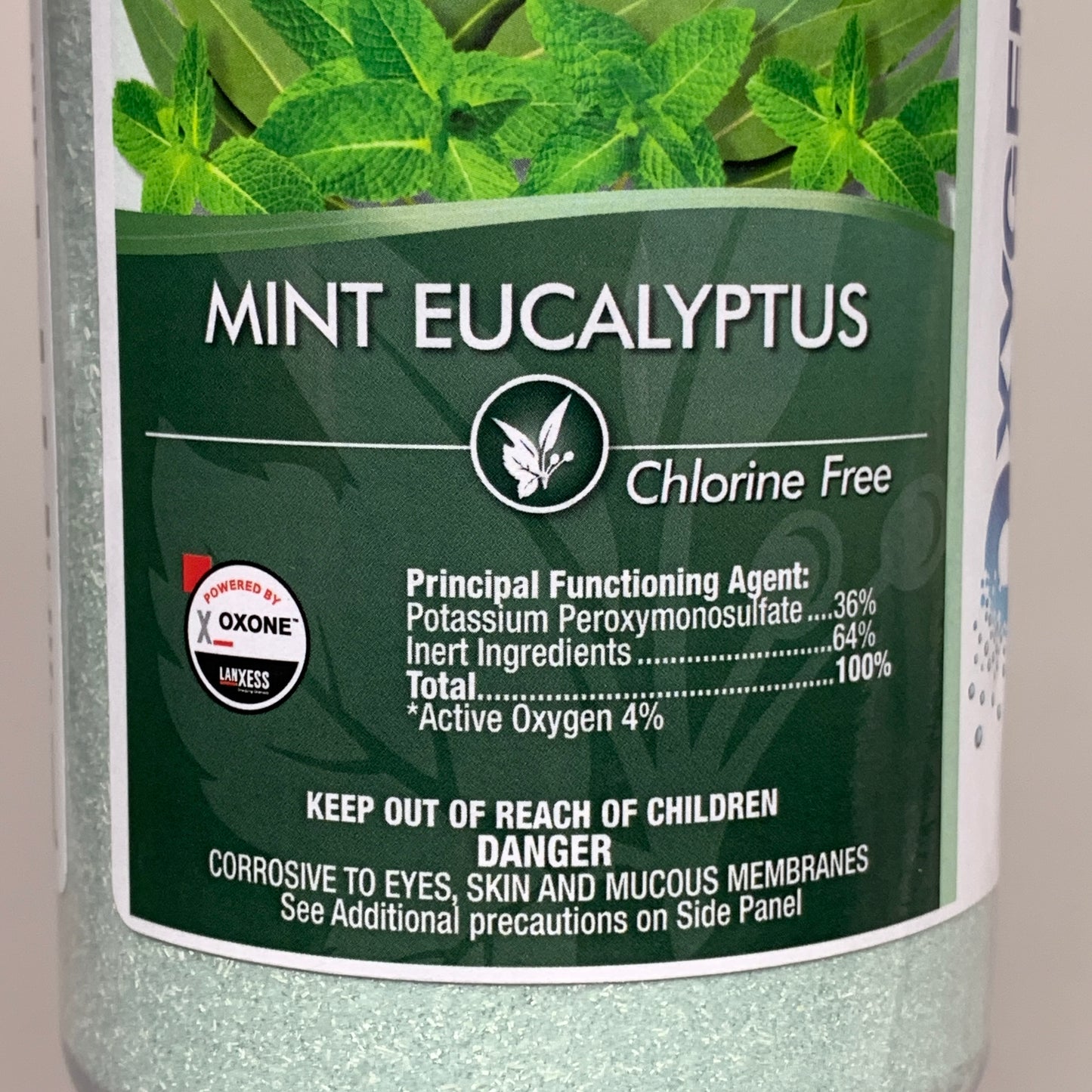 OXYGEN SPAS (3 PACK) Scented Spa Shock Chlorine Free Mint Eucalyptus 1.875 lbs