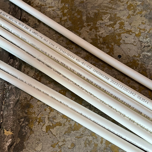 APOLLO (10 Pack) PEX-A Expansion Pipe For Water Pump 1/2"x5' White