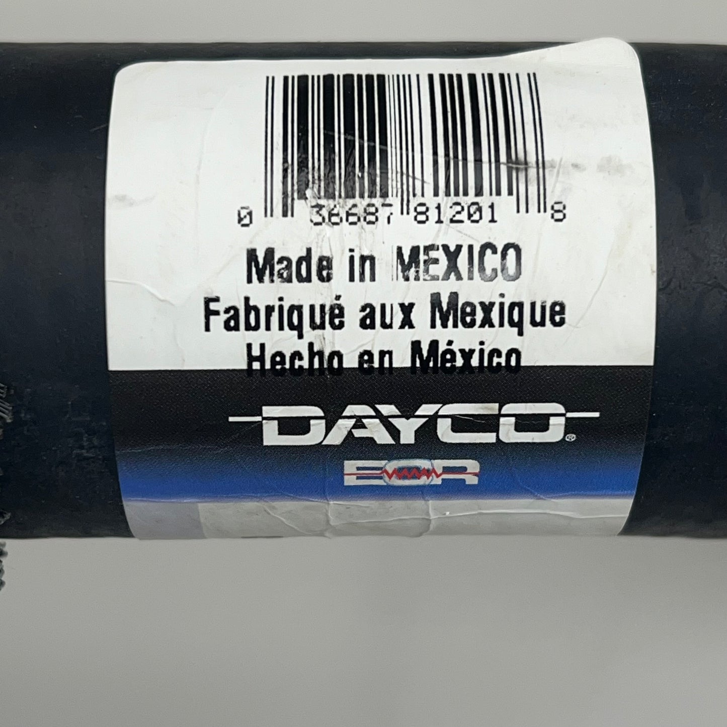 DAYCO Curved Radiator Hose Trunk 24in EPDM Material For Chevrolet & GMC 72467