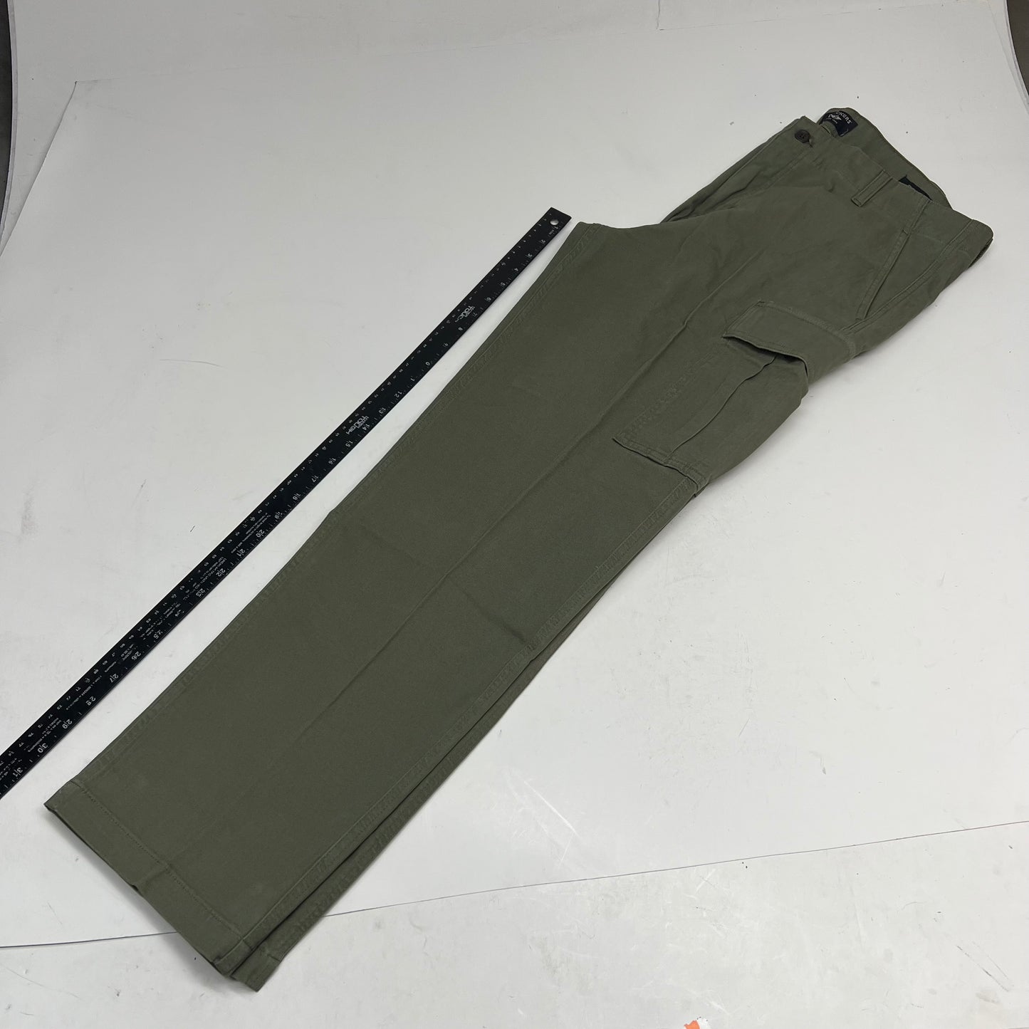 DOCKERS Utility Cargo Straight Fit Comfort Stretch Pant Men's Sz 38x32 G|reen