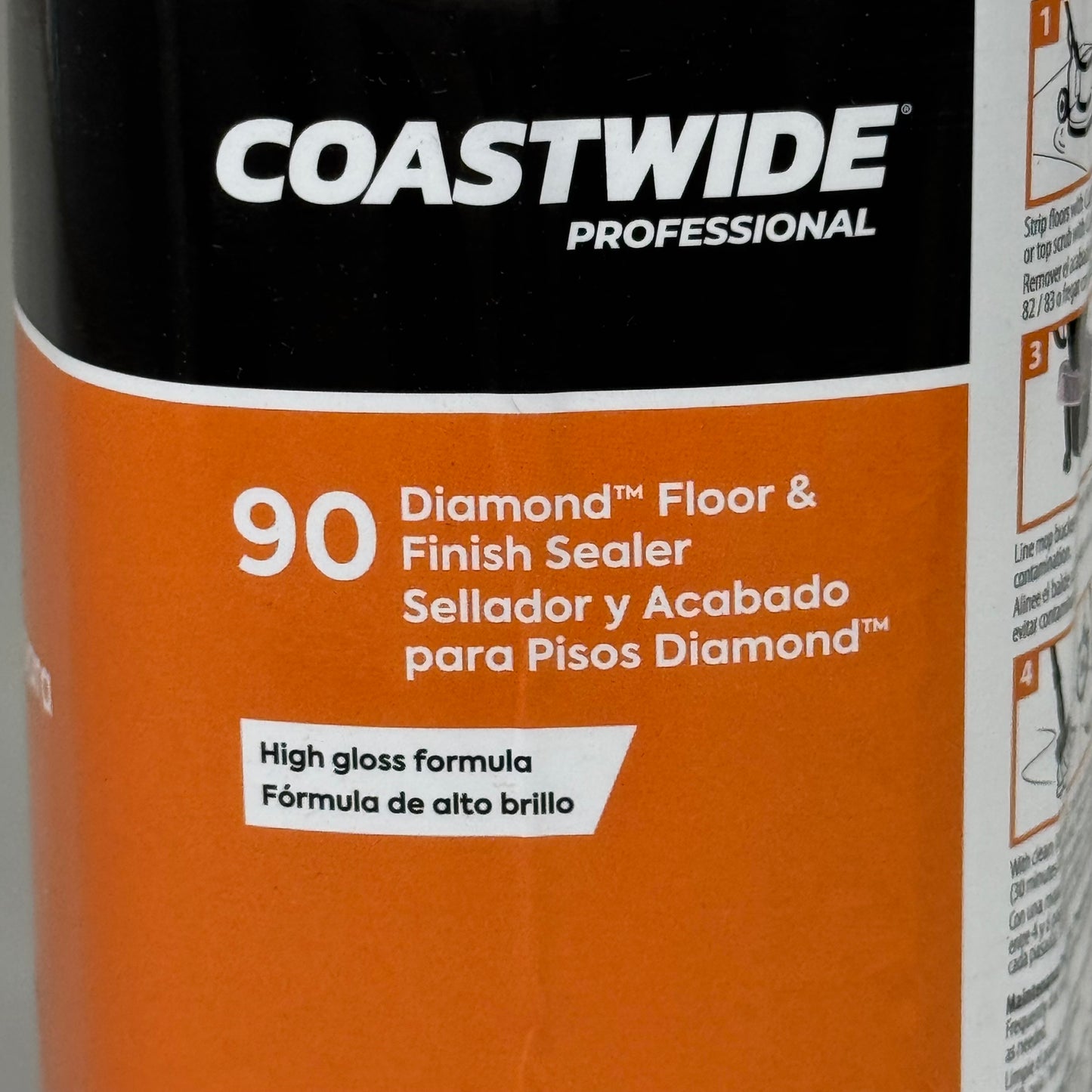 COASTWIDE (4 PACK, 1 GALLON EACH) 90 Diamond Floor Finish Sealer High Gloss