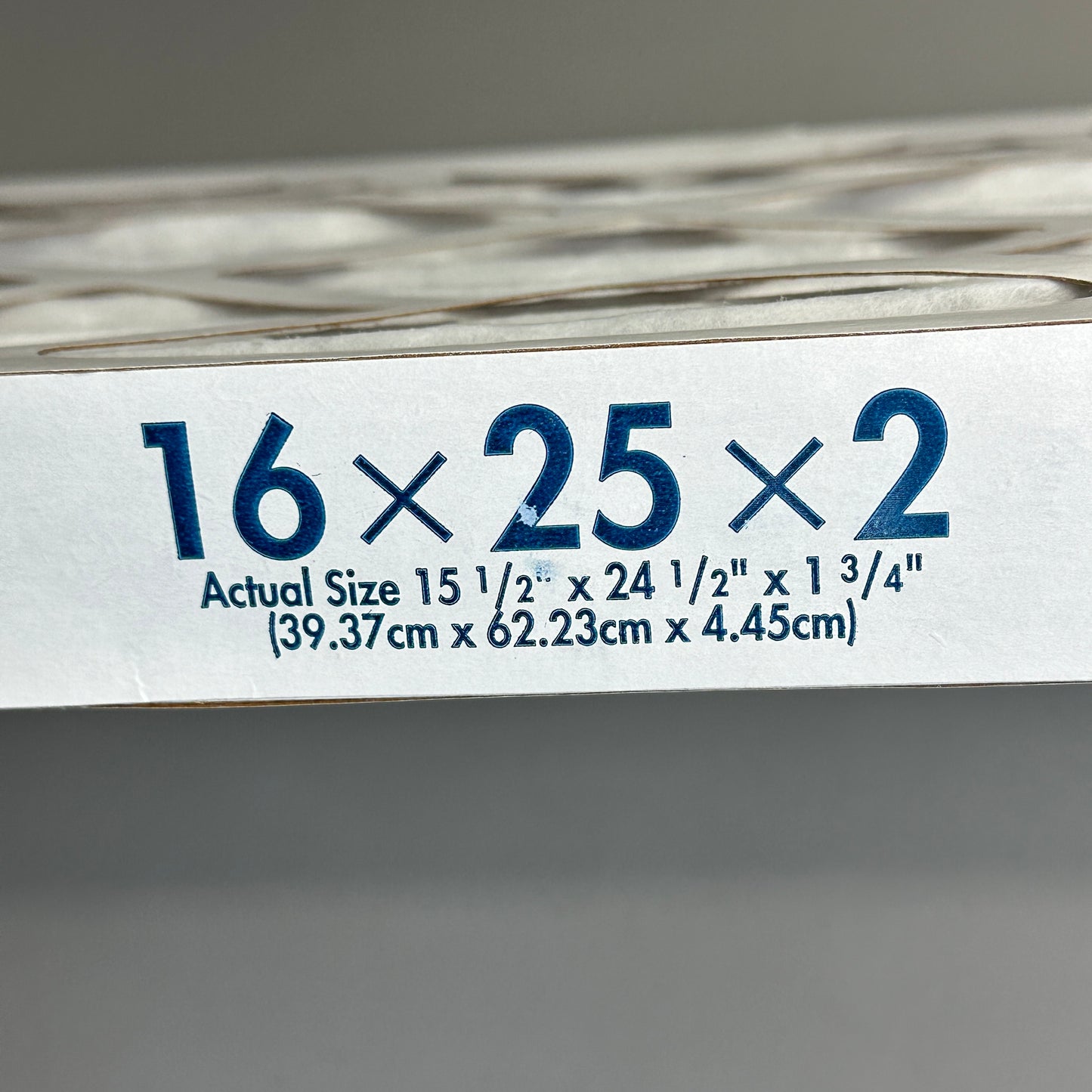 AIR FLOW AC/Furnace Air Filter White 16x25x2