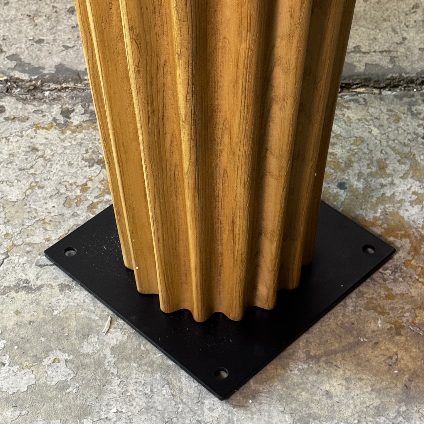 URBAN OUTFITTER Wooden Table for Decoration  10.5"D x 31"H Wood 95119