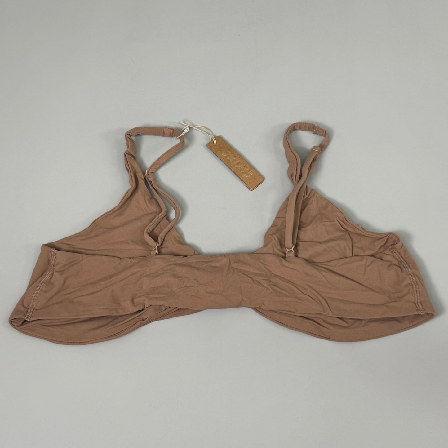 SKIMS Buttery Soft Knotted Bra Women's Sz 2X Sienna BR-SCN-0445