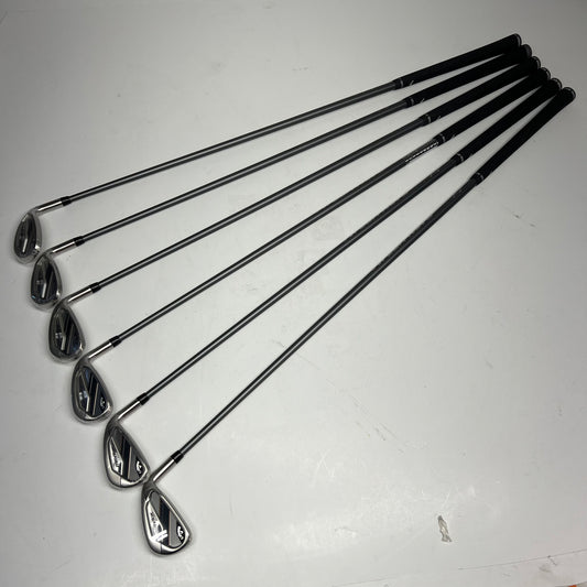 CALLAWAY (SET OF 6) Catalyst 65 5.5 Shaft & Grip W/ Maverick Irons 6,7,8,9,P & A