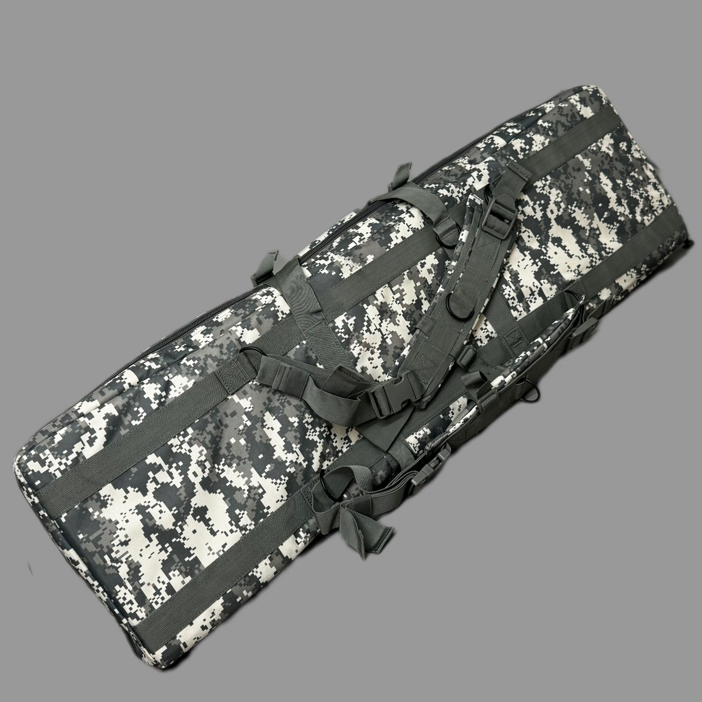 GPS Riffle Case Main Padded Double Rifle Slots W/ Hook Loop Lockdown 42" Camo