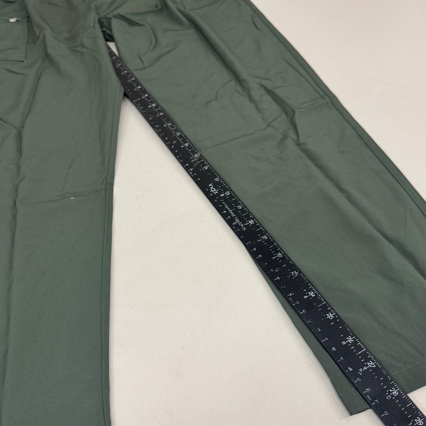 GREEN TOWN 4 Flex Scrubs Jumpsuit Cinch In Waist Women's Sz XL Olive GFX-023AST