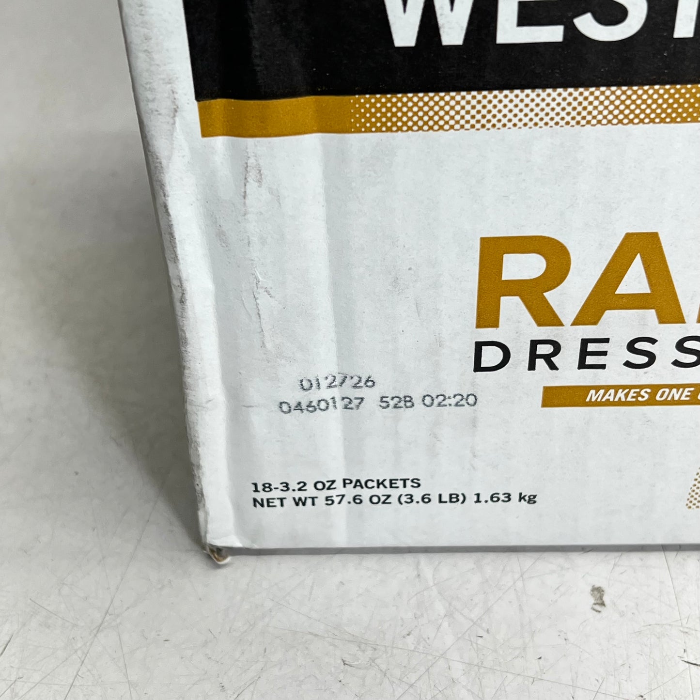 ZA@ WEST CREEK (18 PACK) Ranch Dressing 3.2 Oz Makes One Gal Each BB 01/26