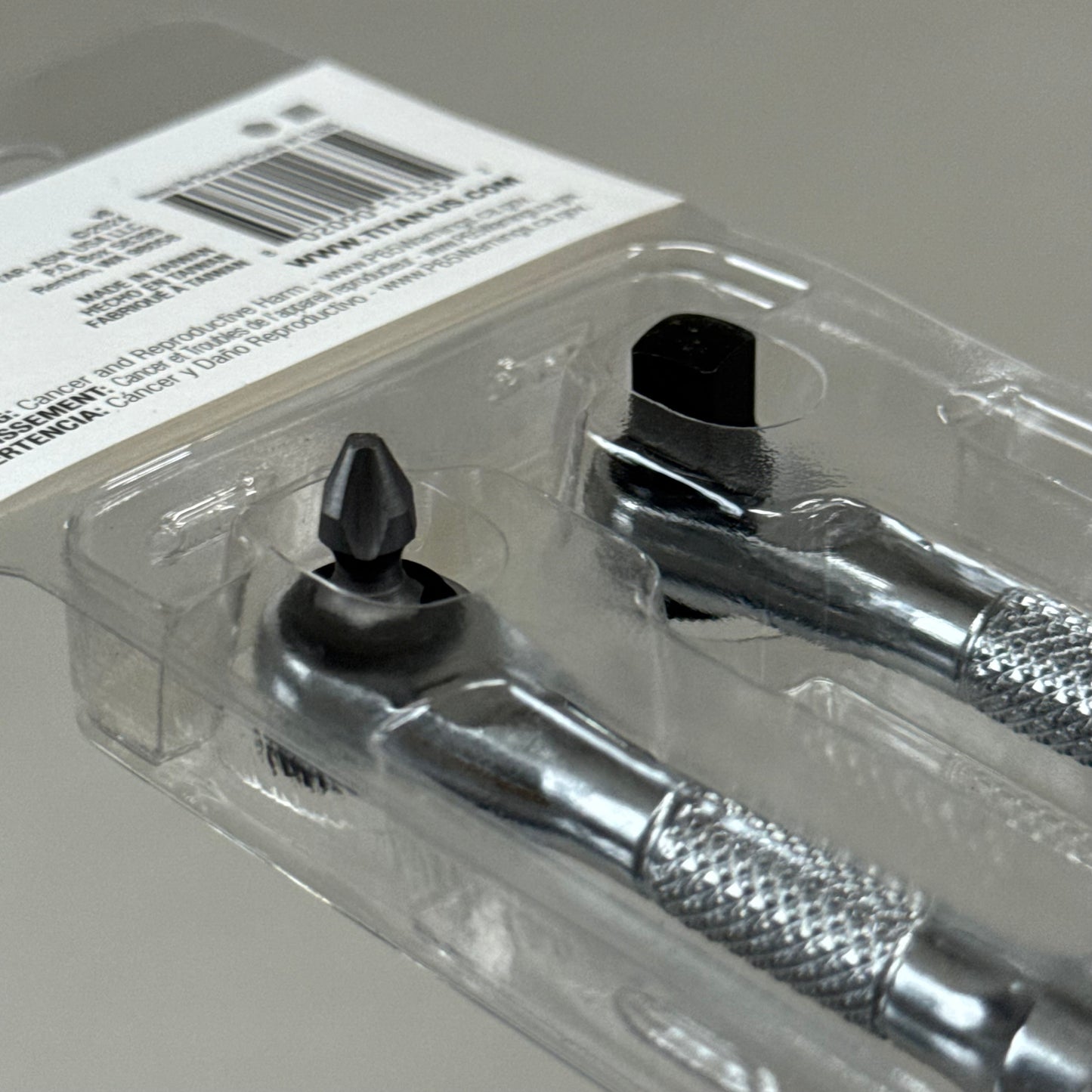 TITAN (2 Piece) Micro Series Ratchet & Bit Driver 1/4" Dr. x 4-1/8" Long 11335