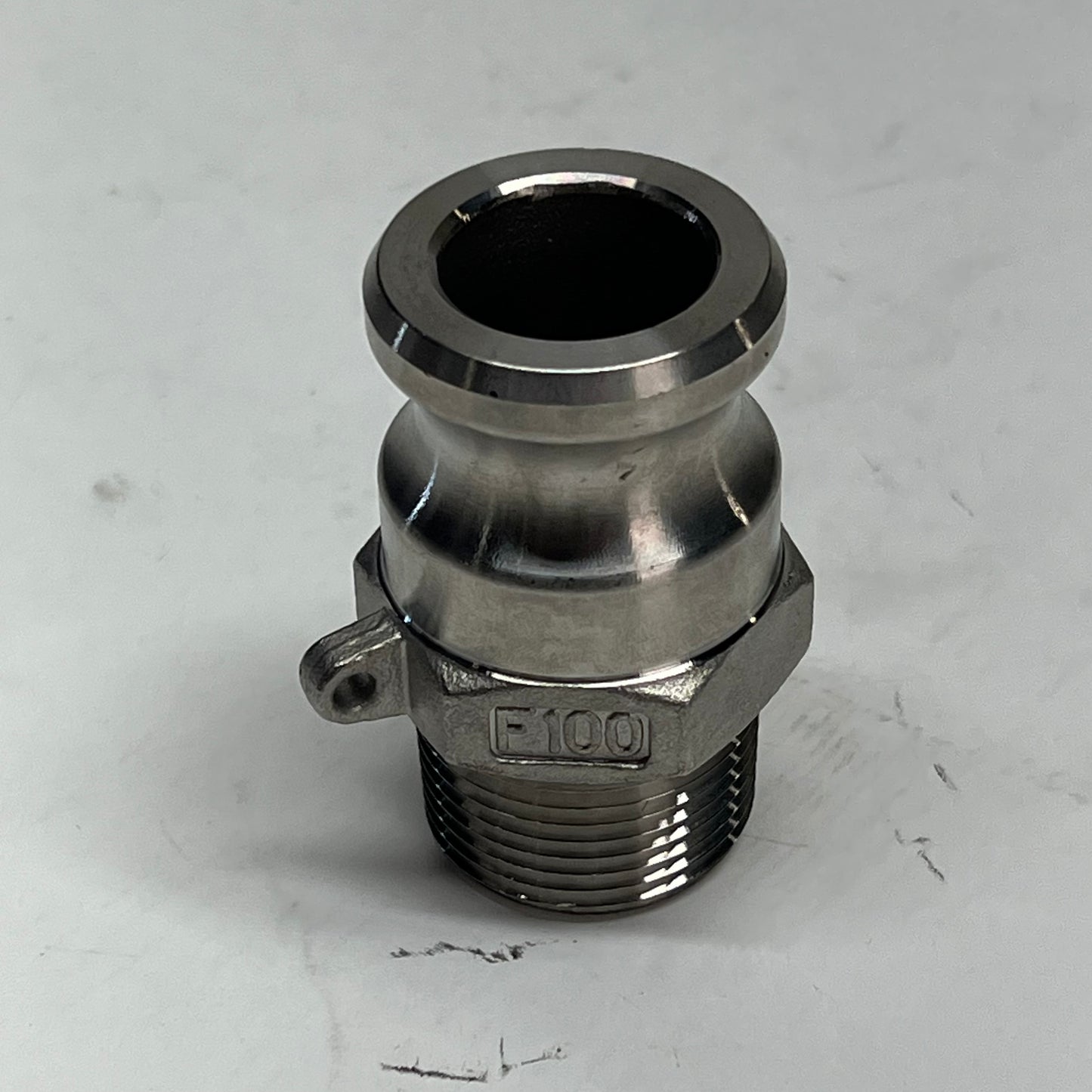 RUBBERWORX (5 PACK) Stainless Steel Type F Camlock Adaptor 1" SS316 F-100