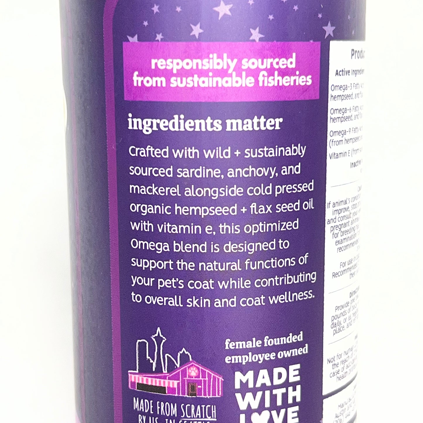 AUSTIN & KAT Austin Everything Oil Omega Fish Oil Liquid Skin & Coat BB 11/27