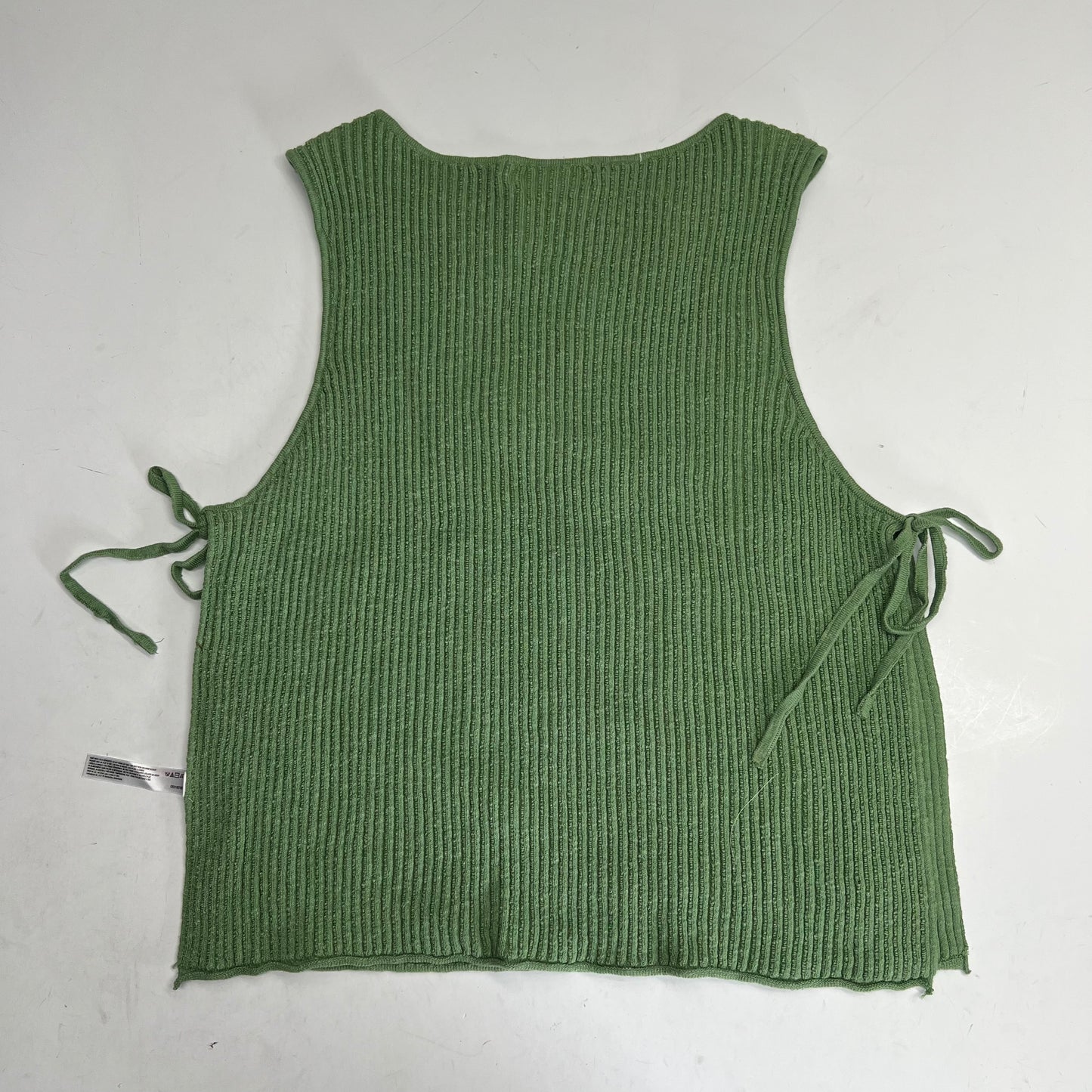 FREE PEOPLE Free Est Lizzie Sweater Top Scoop Neck Women's Sz XL Green OB2182105