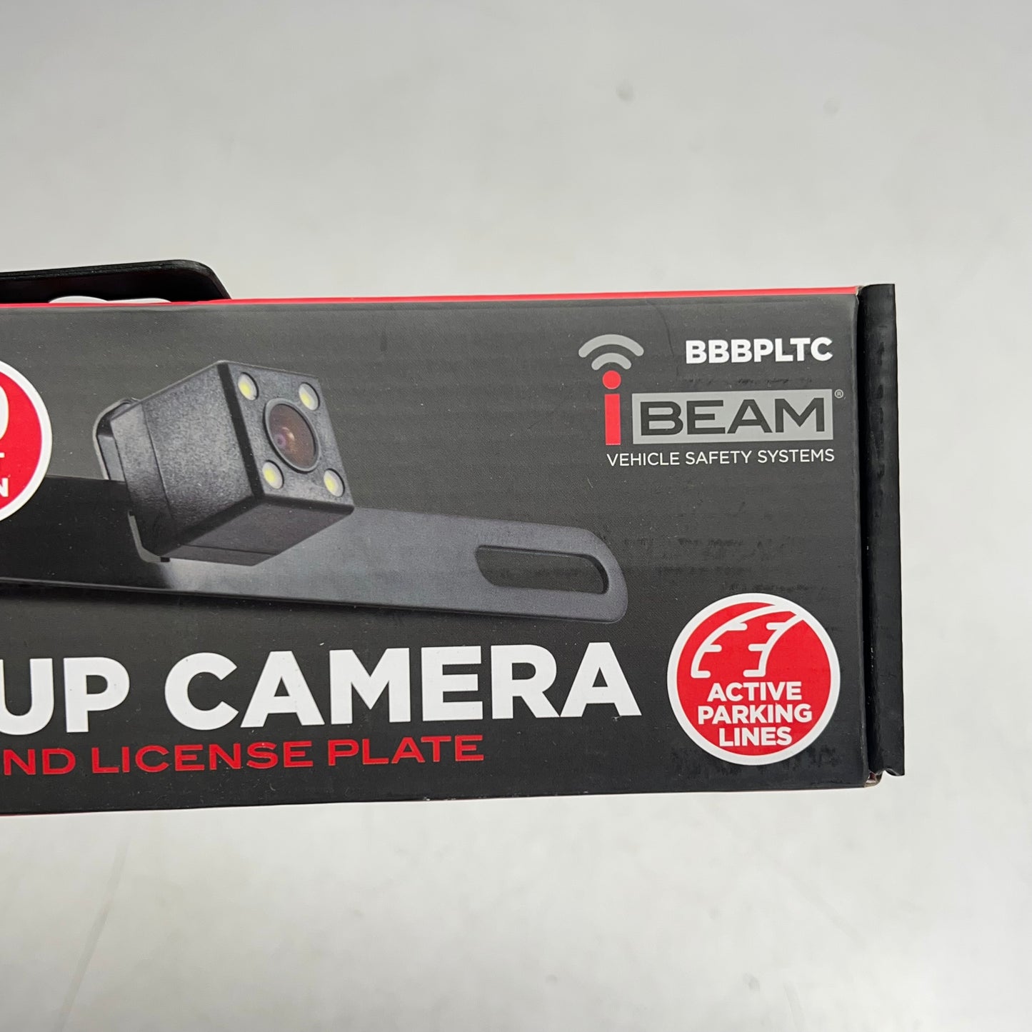 METRA Ibeam License Plate Back-up Camera W/ Night Vision & Parking Lines BBBPLTC