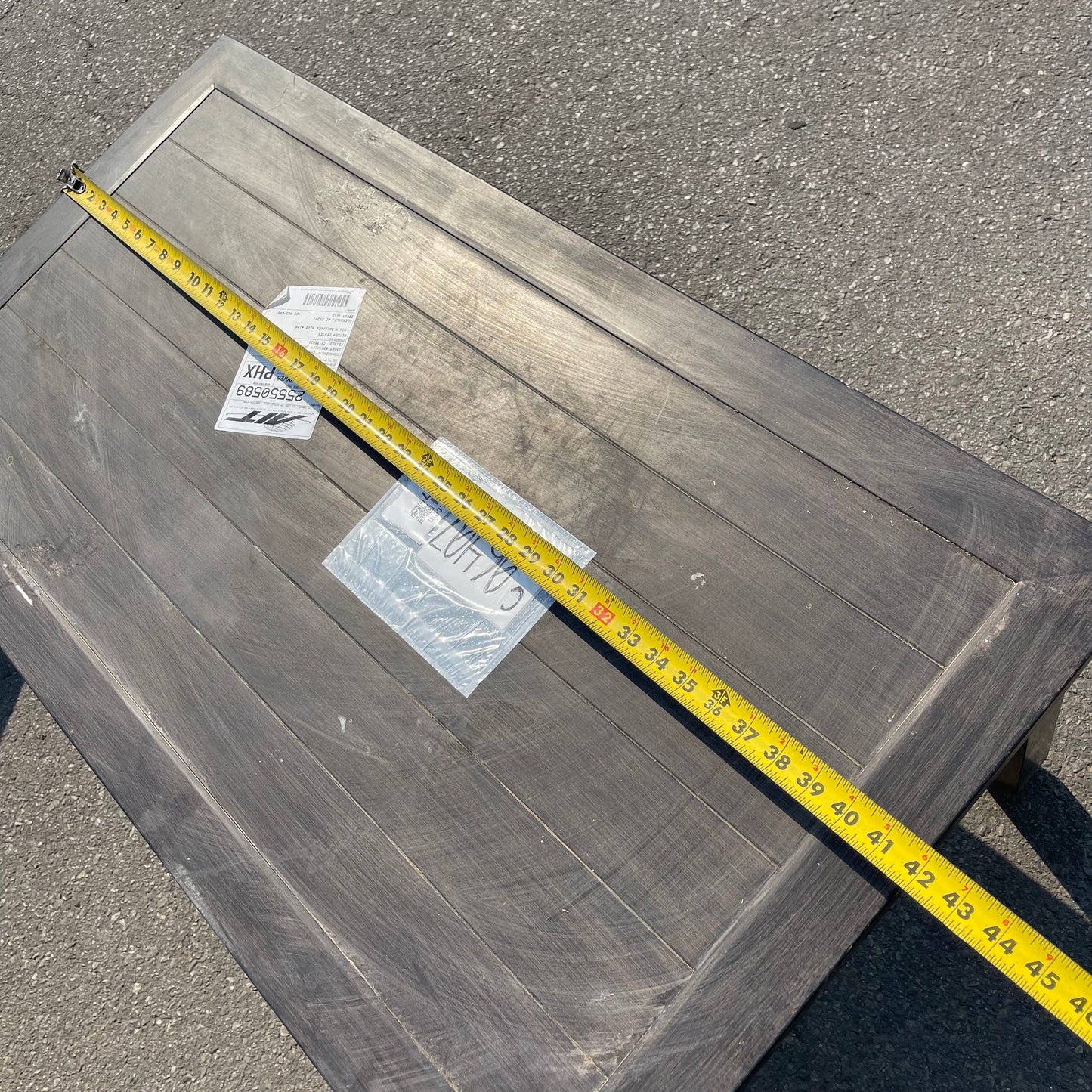 Z@ UNBRANDED 4-Piece Outdoor Aluminum Seating (New, Some Dirt)
