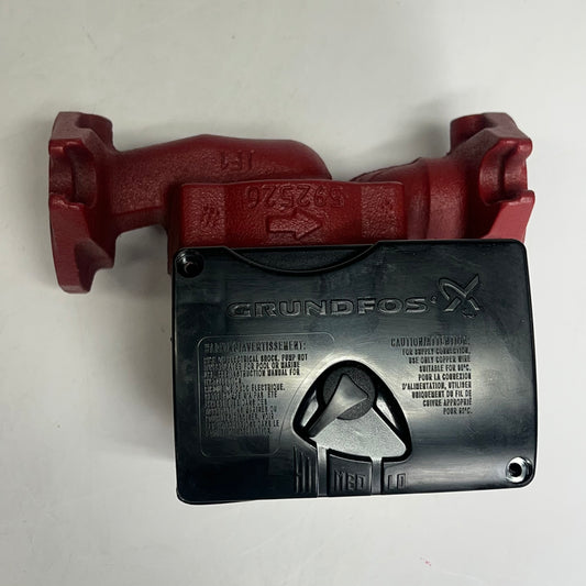 GRUNDFOS Cast Iron 3-speed Flanged Circulator Pump Red UPS15-55SFC 592526