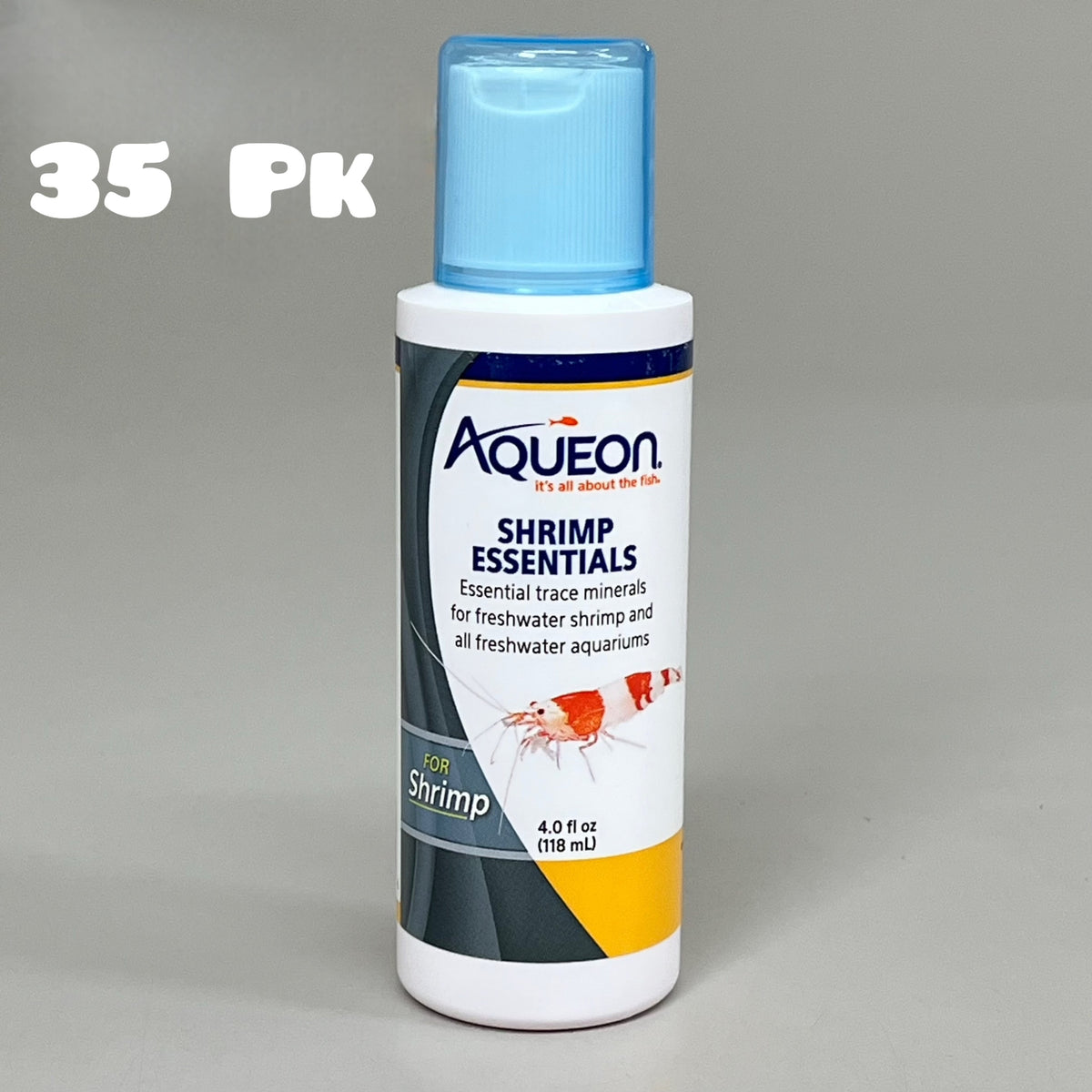 AQUEON (35 Pack) Shrimp Essentials 4 Fluid Ounces Essential Minerals