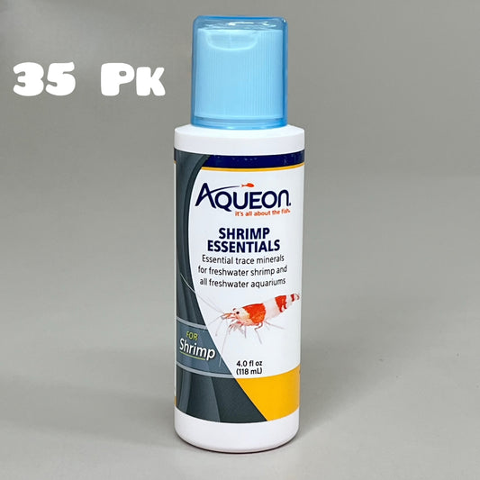 AQUEON (35 Pack) Shrimp Essentials 4 Fluid Ounces Essential Minerals