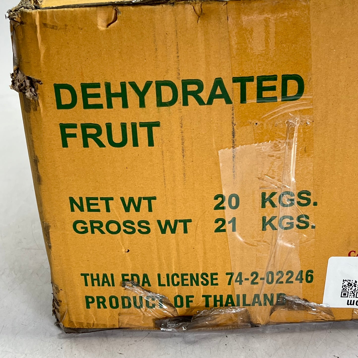 Bulk Dehydrated Diced Pineapple Product of Thailand 11lb Bag Yellow