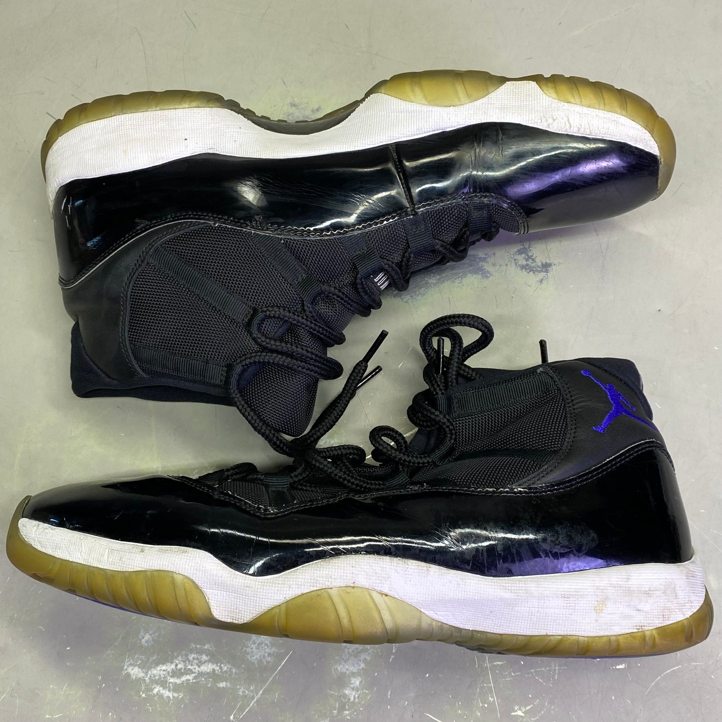 NIKE Air Jordan Space Jam 2016 Men's Sz 15 Black/White/Blue (Pre-Owned)