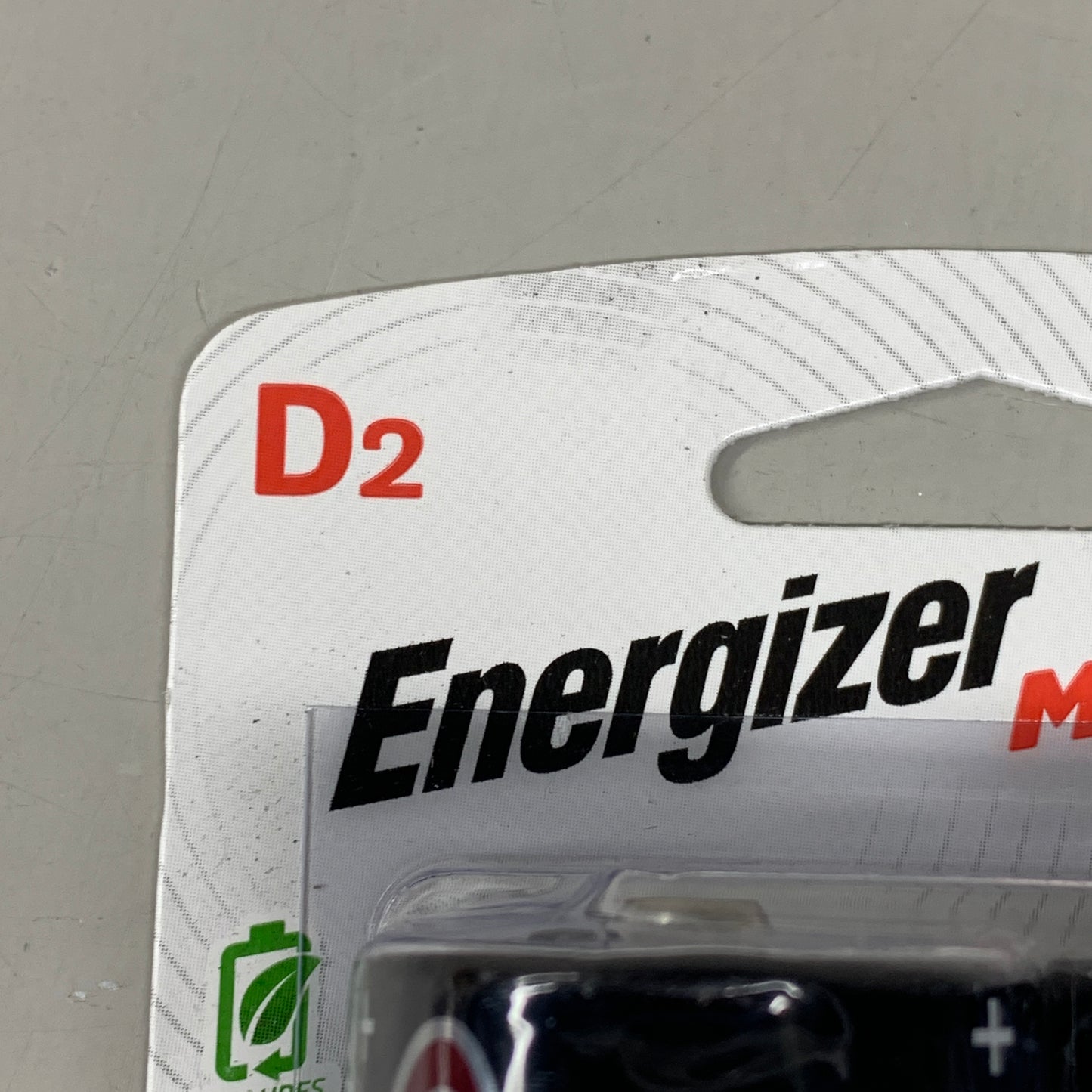 ENERGIZER MAX (6 PACK) D Cell Alkaline Batteries 2 Pack (12 Total) E95BP-2
