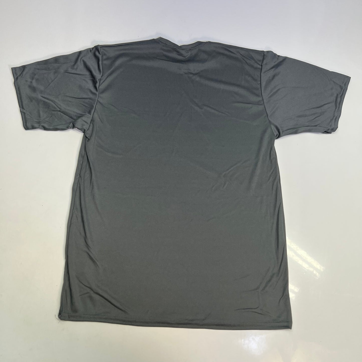 C2 SPORT (5 PACK) Moisture Wick Short Sleeve Work Shirts Youth Sz XL Grey