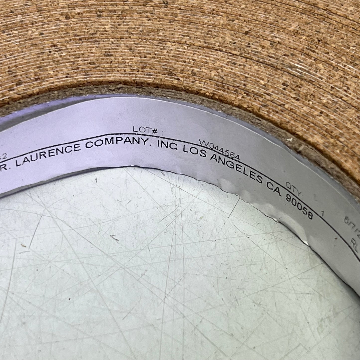 CRL Cork Pads On A Roll 4000 Per Roll 3/4 Square 1/32" Thick CSP34X132 (As-is)