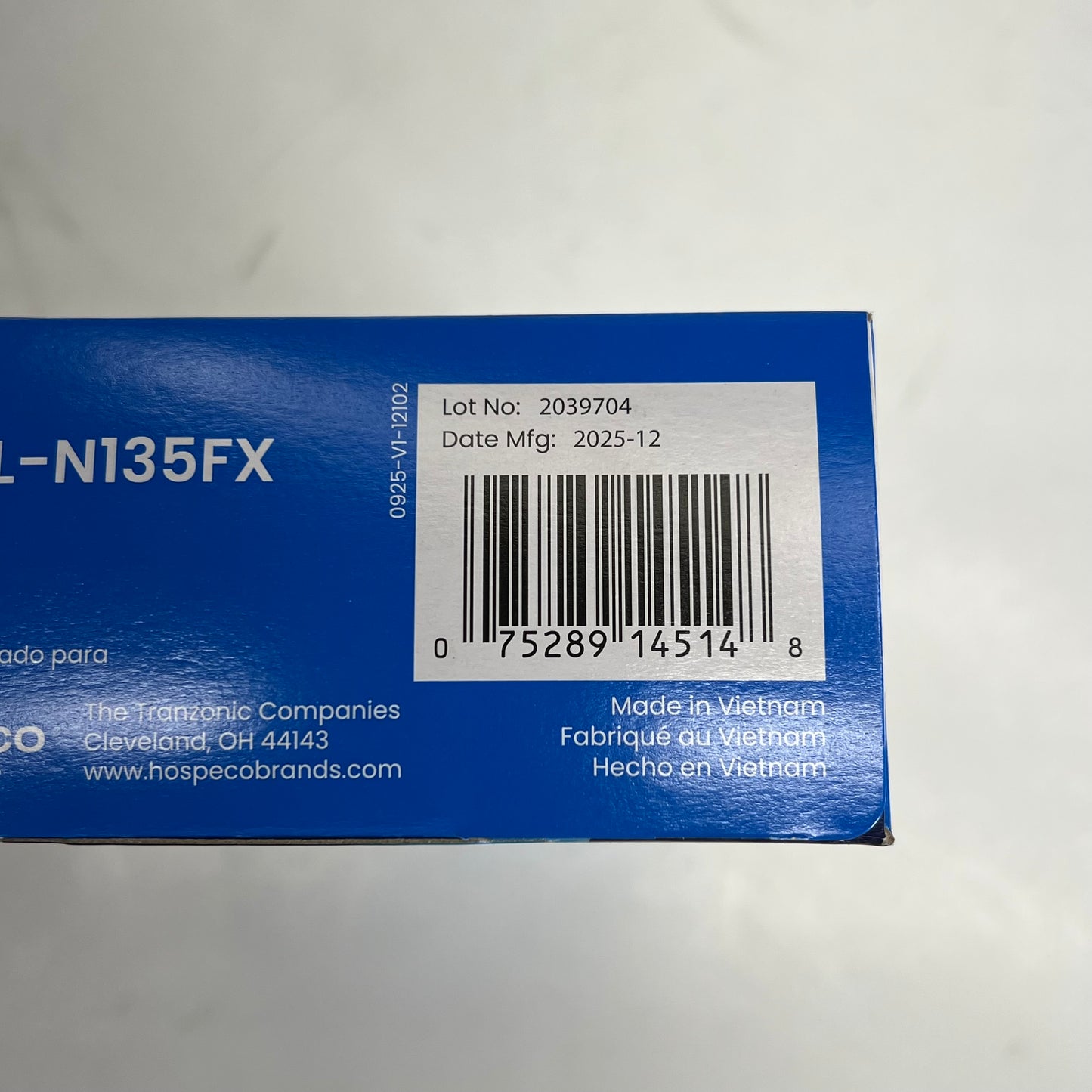 SAFETY ZONE (10 PACK, 100 EACH)  Powder Free Nitrile Examination Gloves Sz XL