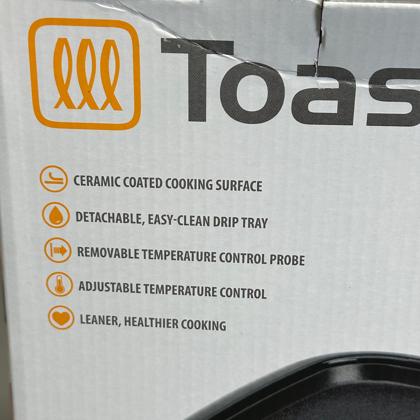 TOASTMASTER Electric Griddle 10" x 16" TM-161GR Black New Other