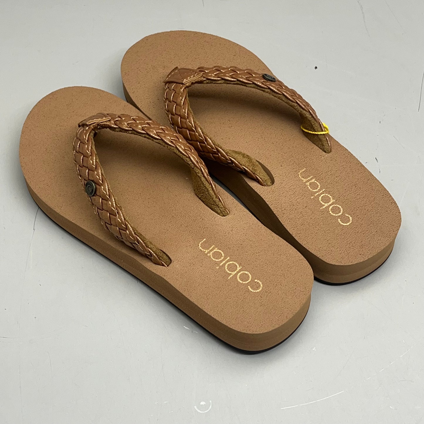 COBIAN Braided Bounce Sandals Women's SZ 7, EU 37 Chestnut BRB10-210-7