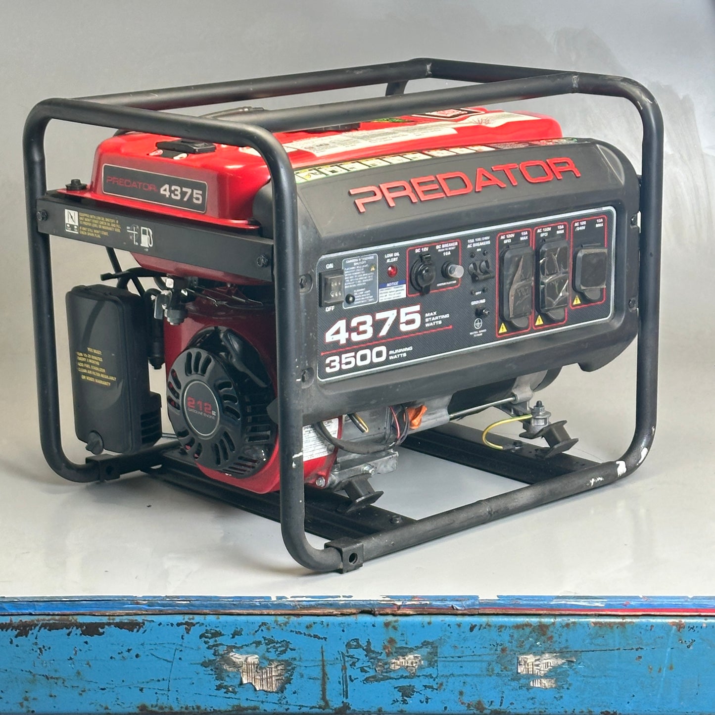 PREDATOR 4375 Watts Gas Portable Generator 3500 Watt Running New Other