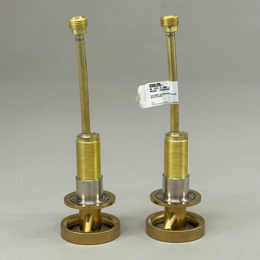 KOHLER Bathroom Sink Handle Set Vibrant Brushed Moderne Brass 77974-9-2MB