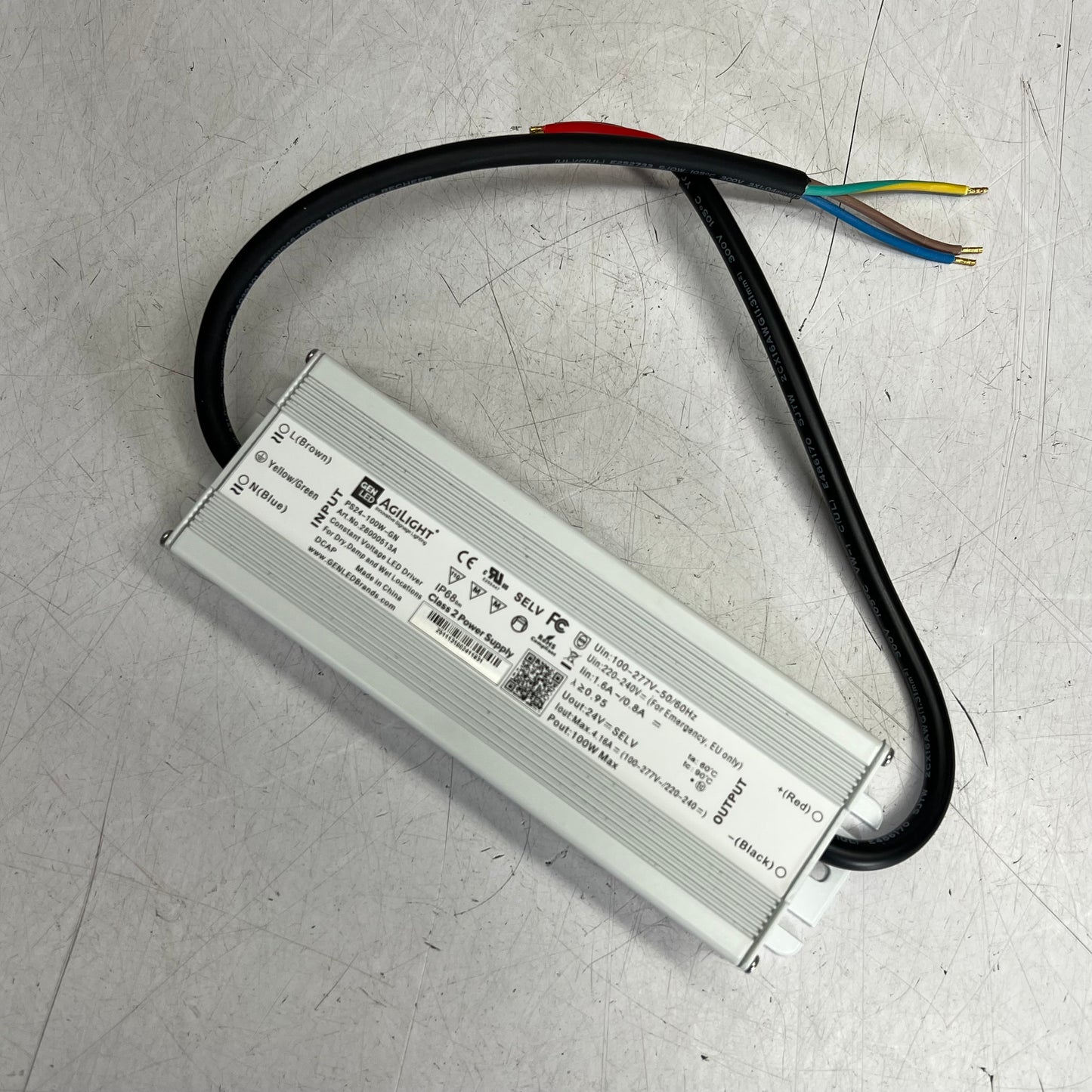 GEN LED Consistent Voltage Agilight Power Supply 100W 24V PS24-100W-GN