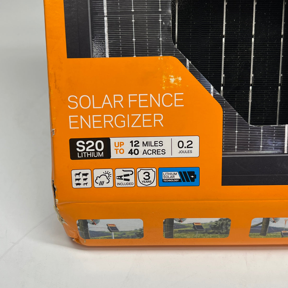 GALLAGHER S20 Lithium Solar Fence Energizer Adaptive Energy Control G350404
