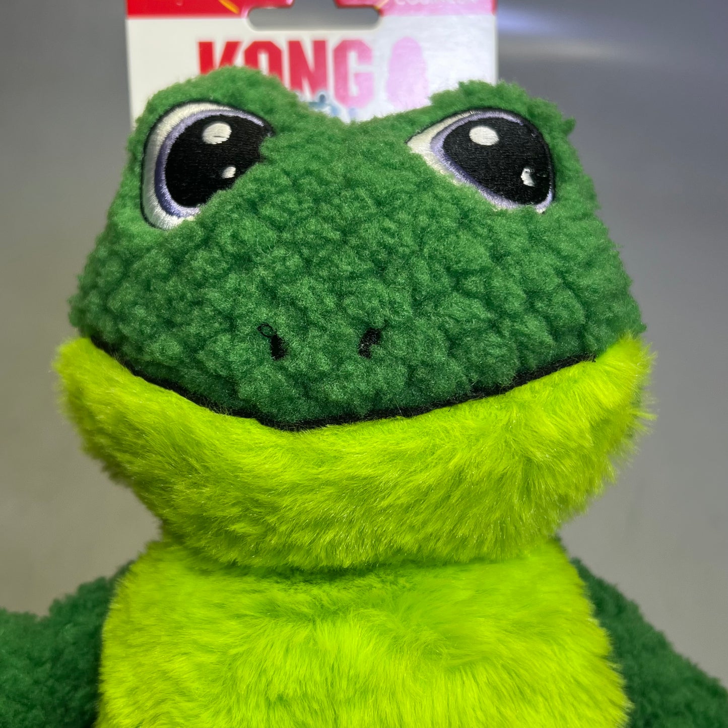 KONG (2 PACK) Knots Frog Squeaker Dog Toy W/ Rope Skeleton L/XL 18" Green