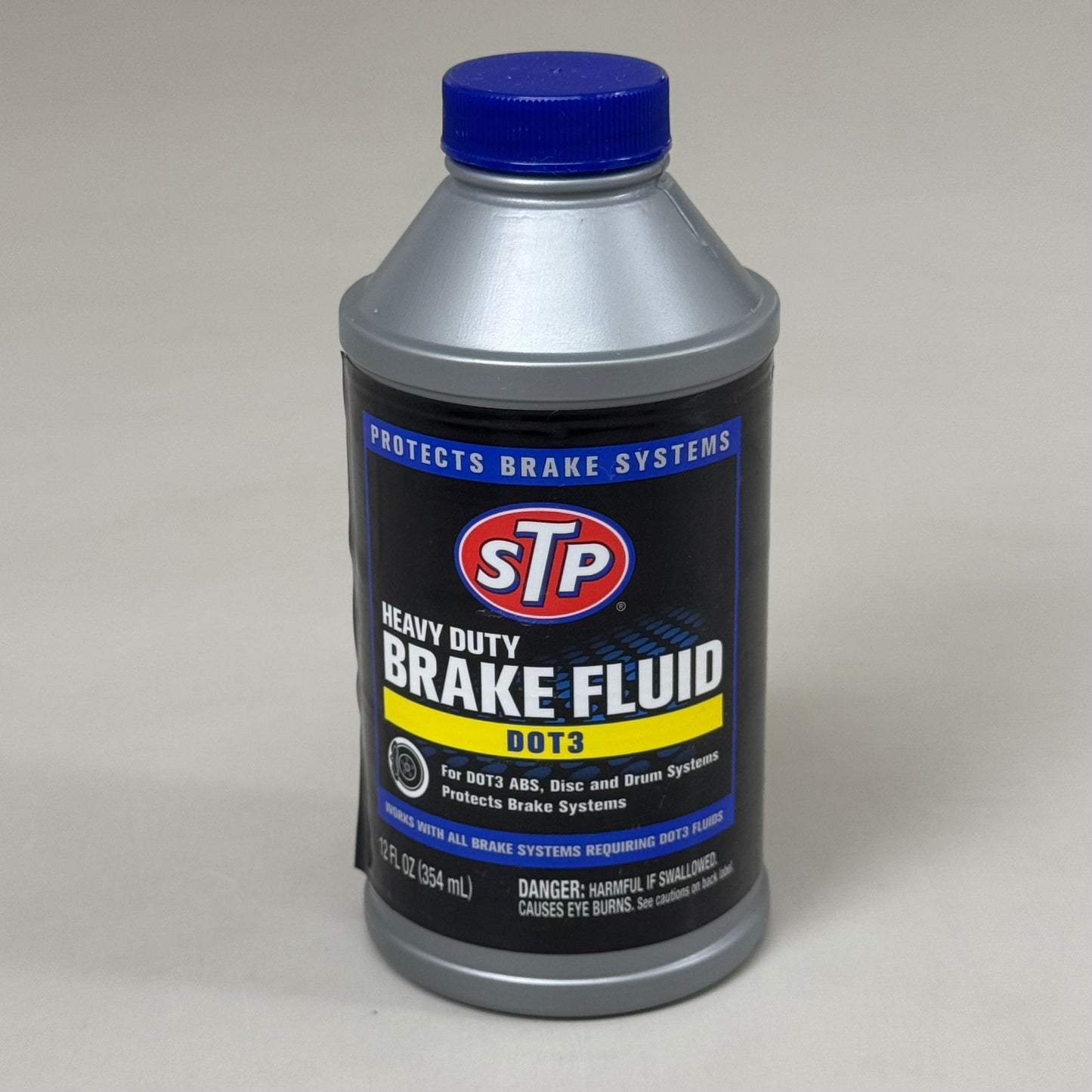 STP (5 PACK) Heavy Duty Brake Fluid Dot 3 Disc or Drum Brake System 12floz 18669
