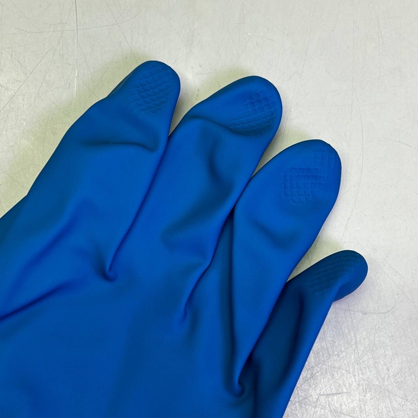 ANSELL (12 PACK) AlphaTec Natural Rubber Latex Unlined Gloves Sz 8 Blue 88-356