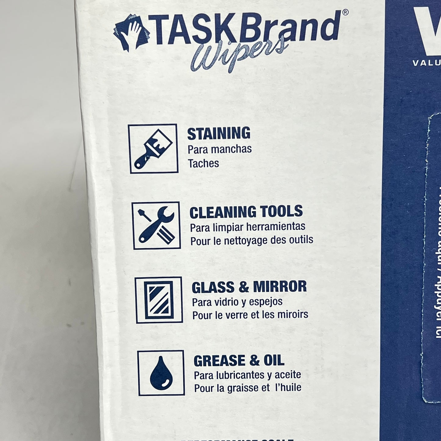 ZA@ TASK BRAND (2 PACK, 200 WIPES EACH) Value Series Wipers Pull Out Top  10" x 11.5" White V40