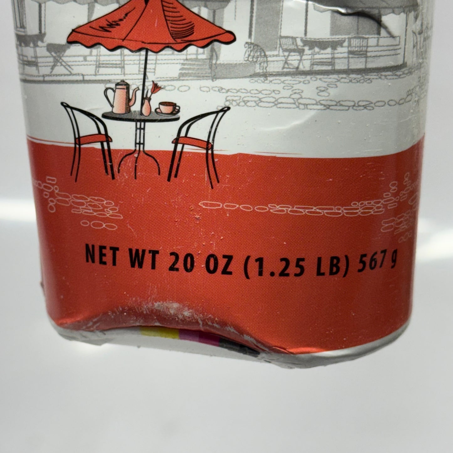 ZA@ CAFE DELIGHT (24 PACK) Sugar Canister 20 oz. White (AS-IS, The Canister is Dented)