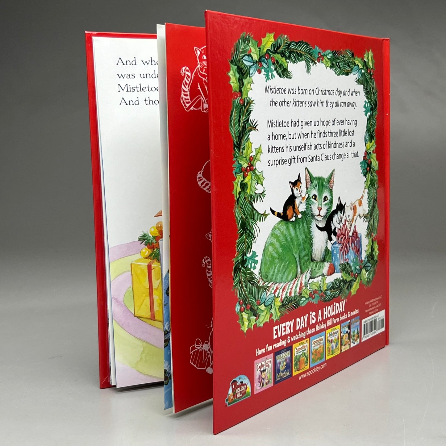 ZA@ THE LEGEND OF MISTLETOE and THE CHRISTMAS KITTENS Hardcover Book A