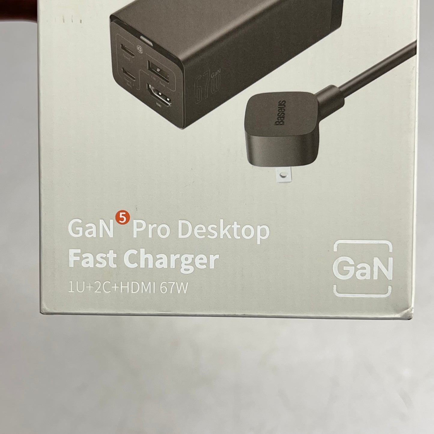 BASEUS Gan5 4 Ports Universal Charging Station  67W PD High Speed Blk CCGP110101