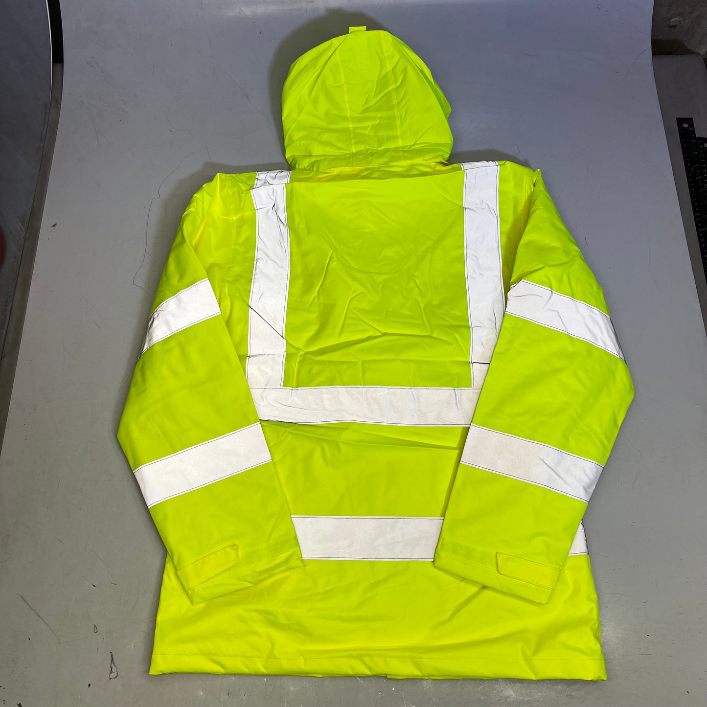 PORTWEST Eco Hi-Viz Winter Jacket/Coat Unisex Sz L Yellow/Reflective EC60
