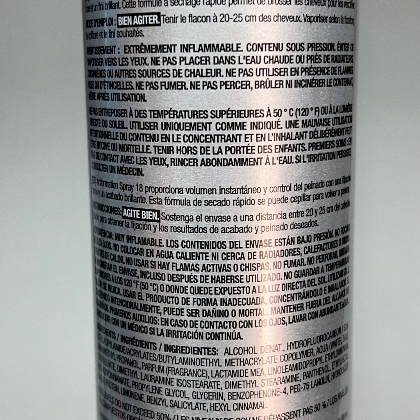 KENRA (3 PACK) Artformation Spray 18 Firm Hold Hairspray 10.0 oz Shine 2201479