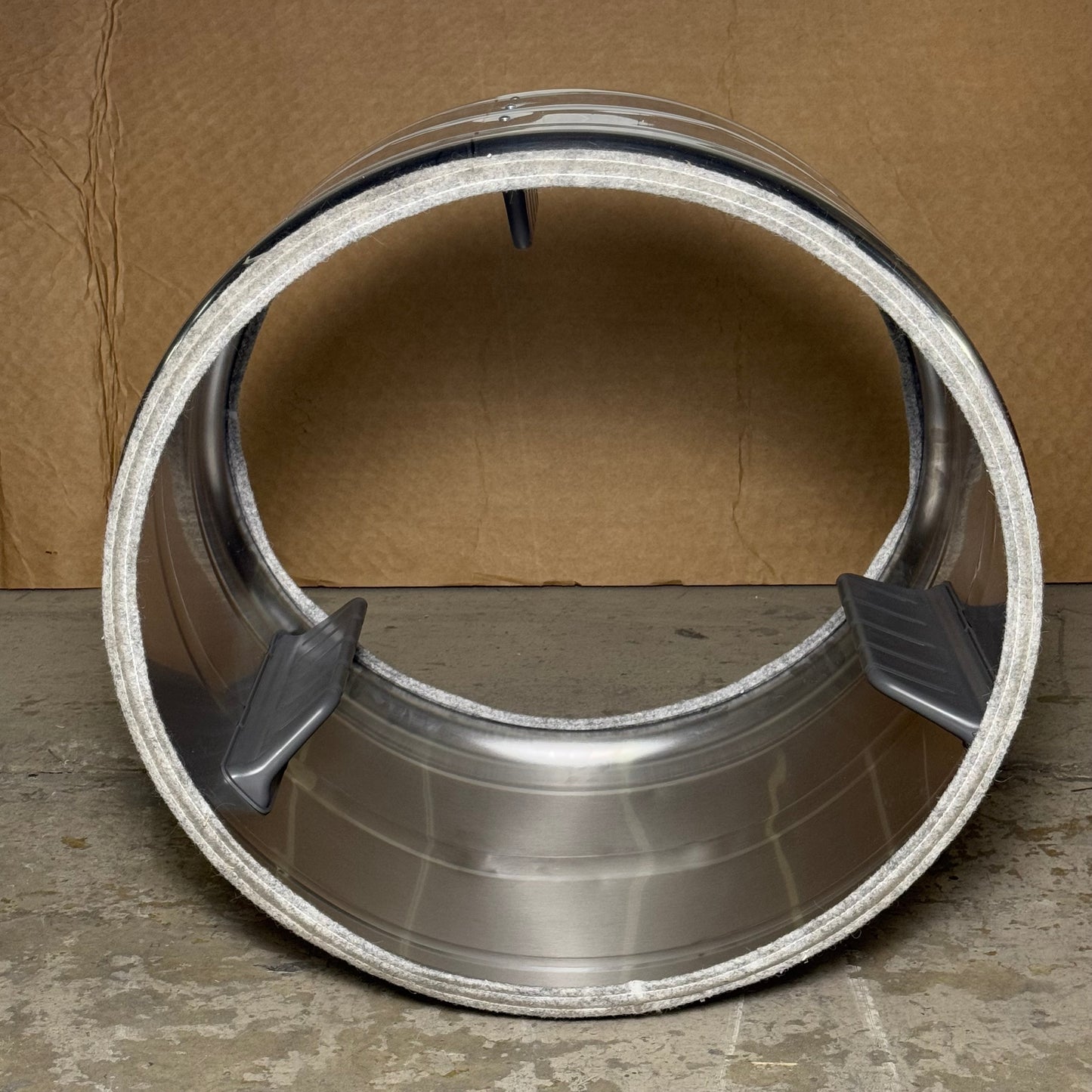 SAMSUNG Dryer Drum Assembly A3-240522 Sz 25” D x 22” H Chrome