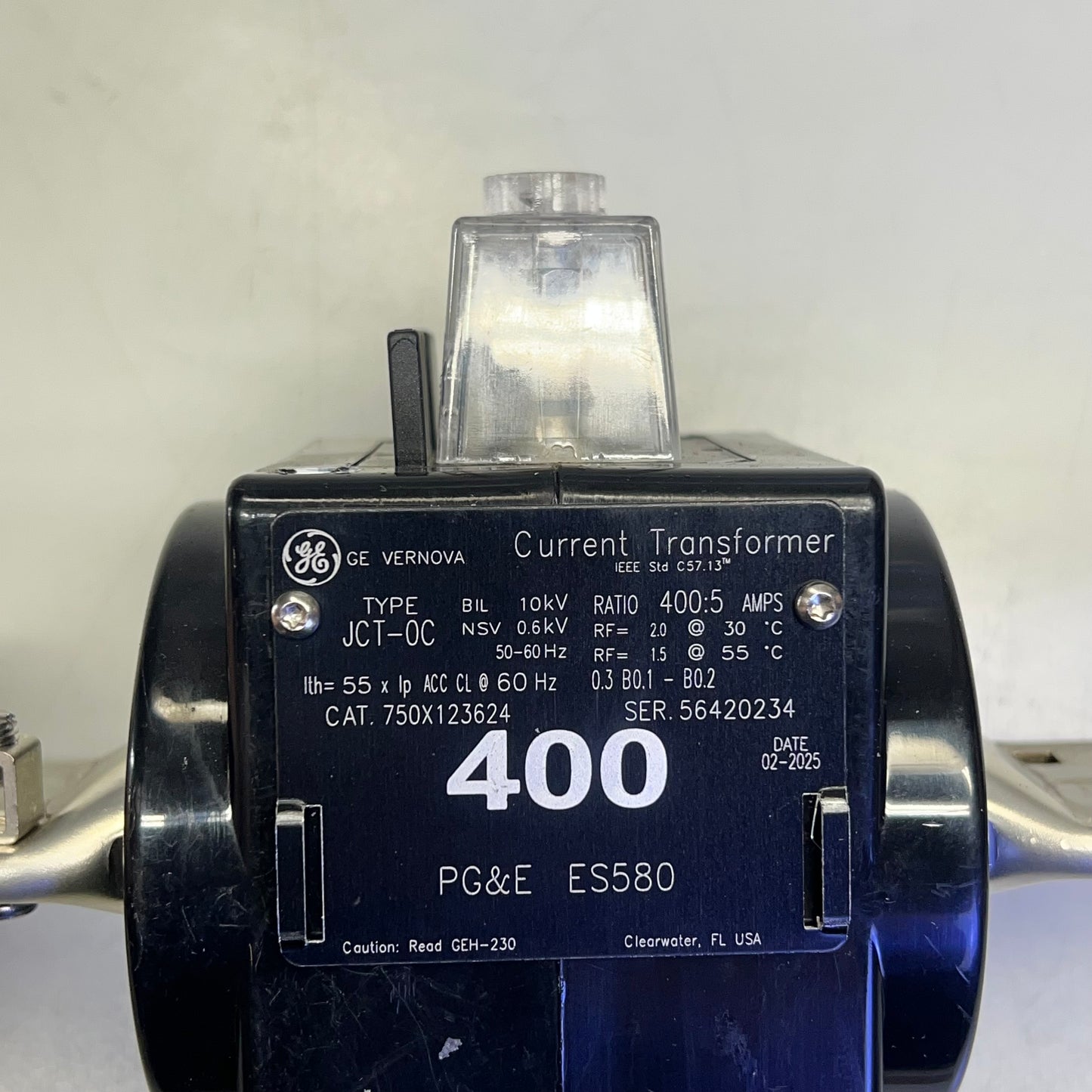 GENERAL ELECTRIC Vernova Current Instrument Transformer JCT-0C 600V 750X123624