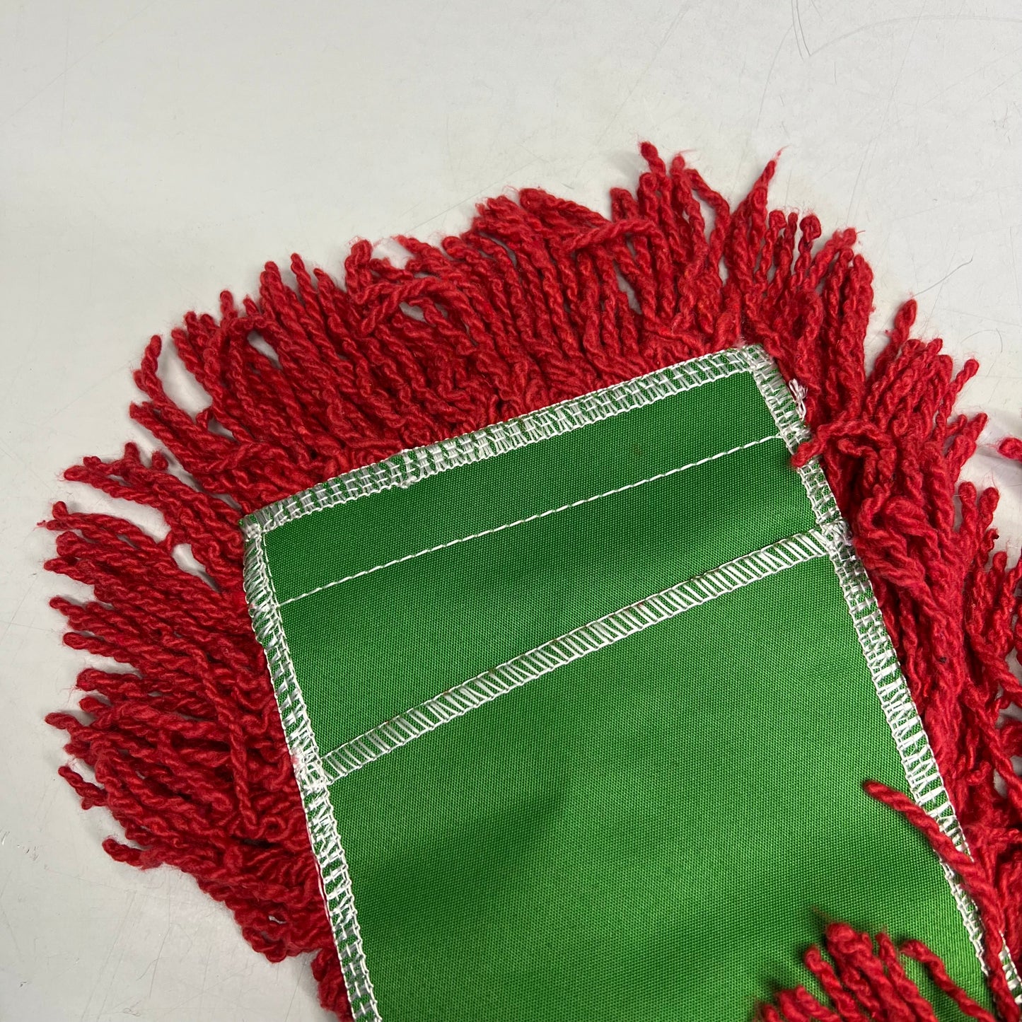 SHENZHEN (2 PACK) Synthetic Cotton Long Mop Head 37" X 6" Red/Green DP0018