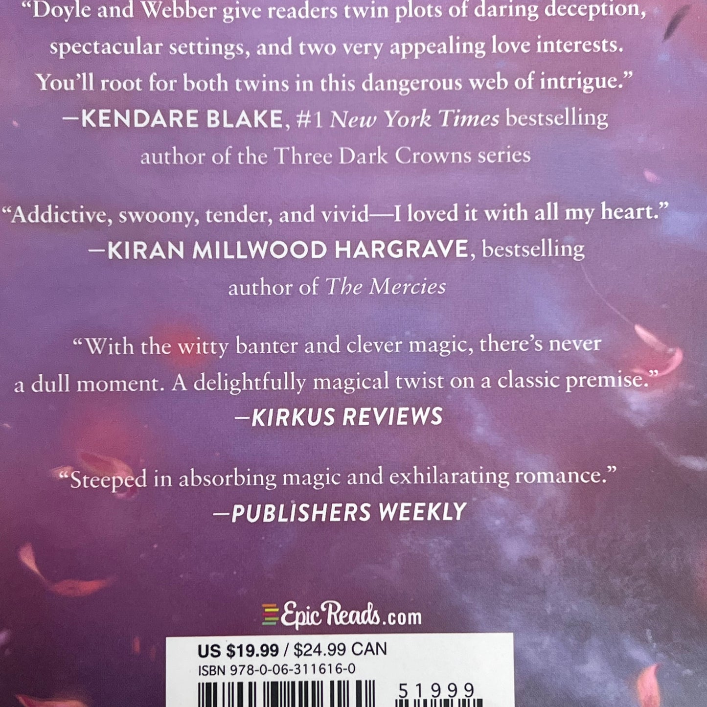 CURSED CROWNS  Fantasy Hardback Book By Catherine Doyle & Katherine Webber