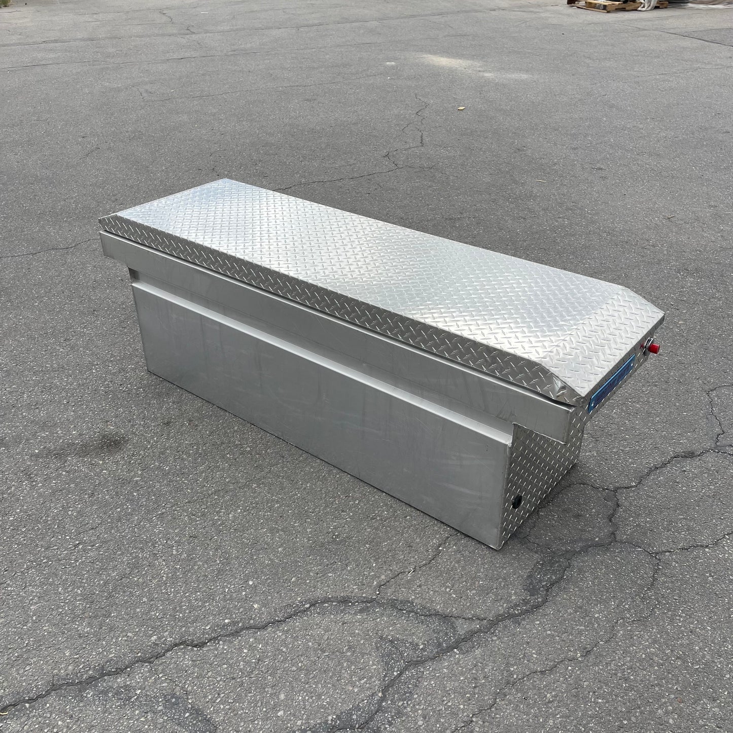 ZA@ WEATHER GUARD Saddle Box, 15 cubic ft, Aluminum 123-0-04